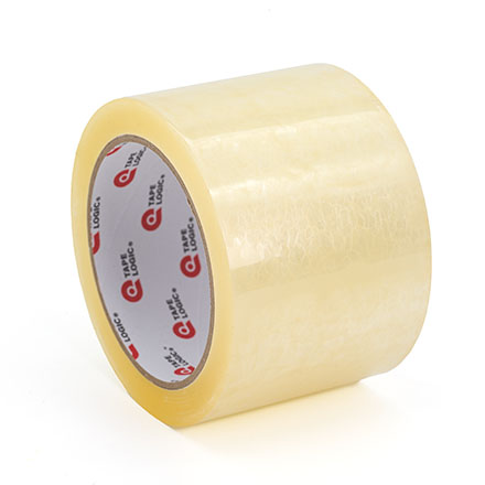 3" x 110 yds. Clear TAPE LOGIC<span class='afterCapital'><span class='rtm'>®</span></span> #600 Hot Melt Tape